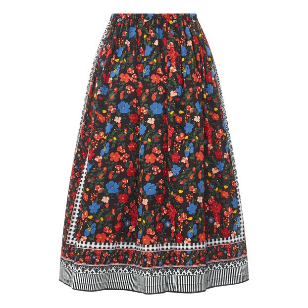 Jupe Longue Fleurs -Collection Femme--product