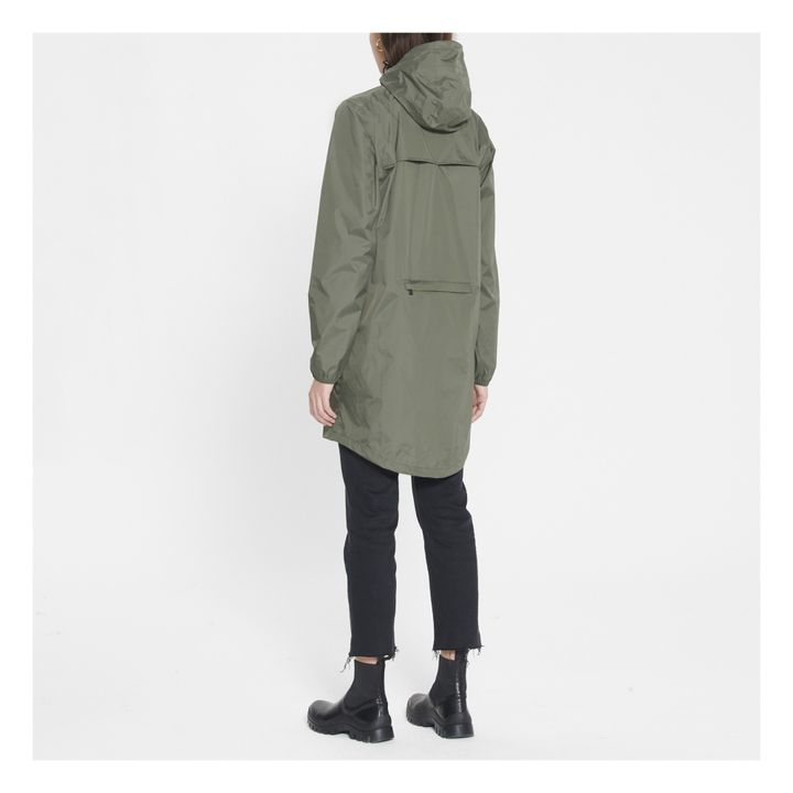 Cortavientos impermeable Le Vrai 3.0 Eiffel - Colección Mujer - Verde Kaki- Imagen del producto n°3