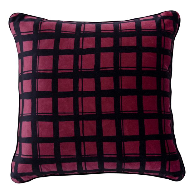 Archie Printed Velvet Pillow-product