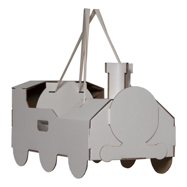 Train à colorier en carton-product