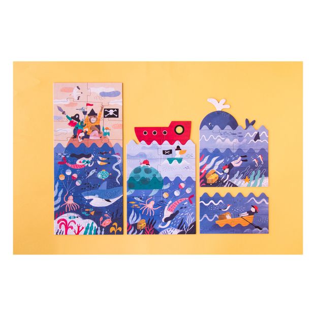 Discover The Treasure Overlay Puzzle - 40 pieces -product