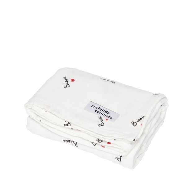Bisou Large Organic Cotton Swaddle -product