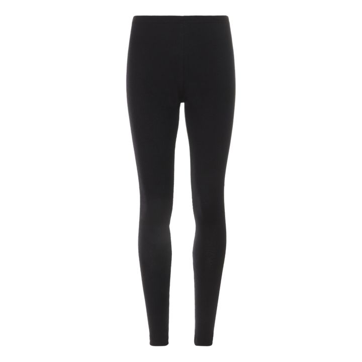 Leggings in lana e cotone - Collezione Adulto - | Nero- Immagine del prodotto n°0