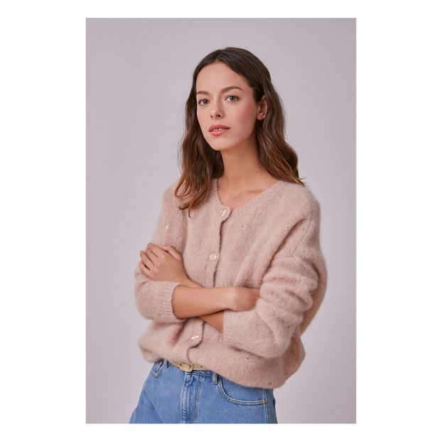 Cardigan Domisette Kid Mohair et Laine-product