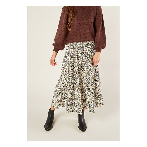 Jupe Crêpe de Coton -Collection Femme--product