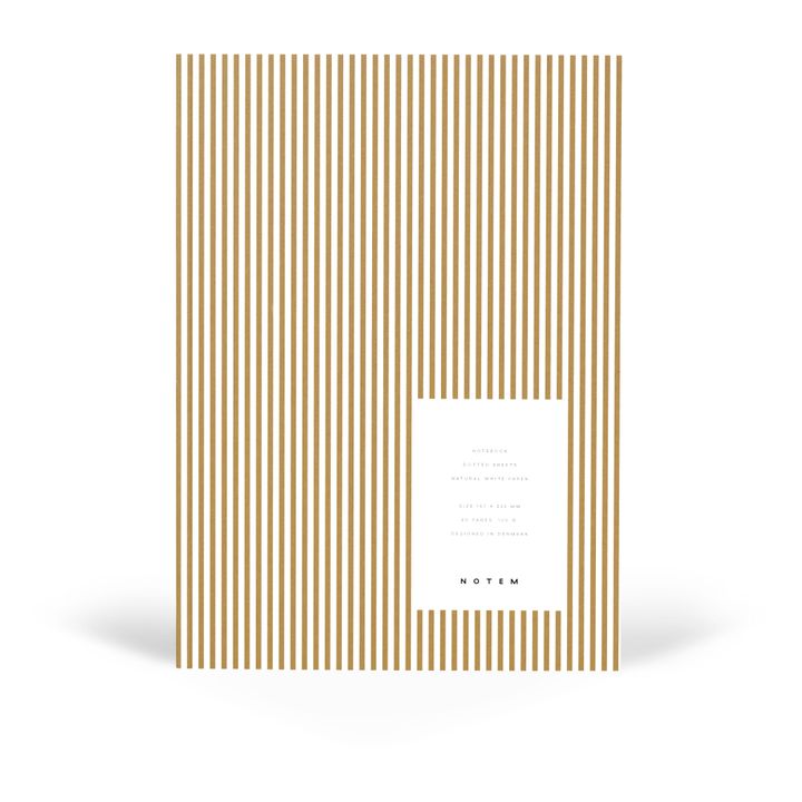 Carnet dot Vita | Ocre- Image produit n°0
