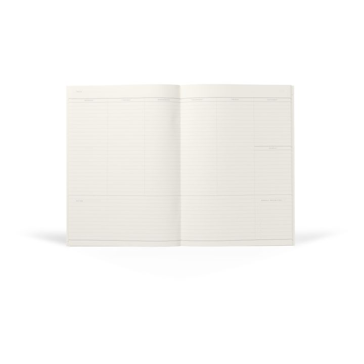 Agenda settimanale Milo - 26 settimane | Grigio chiaro- Immagine del prodotto n°1