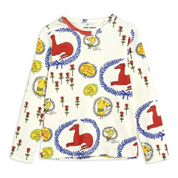 T-shirt Manches Longues Lévrier Coton Bio-product