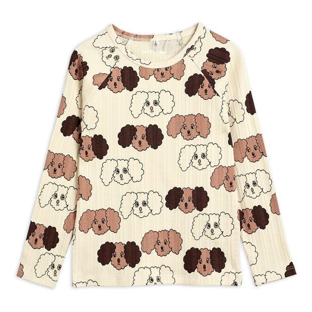 T-shirt Manches Longues Chien Coton Bio-product