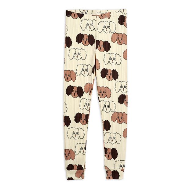 Leggings con cane in cotone bio-product