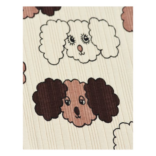 Leggings con cane in cotone bio-product