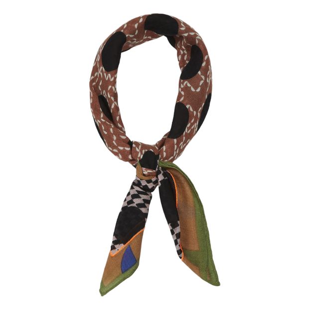 Foulard Partition Laine et Soie-product