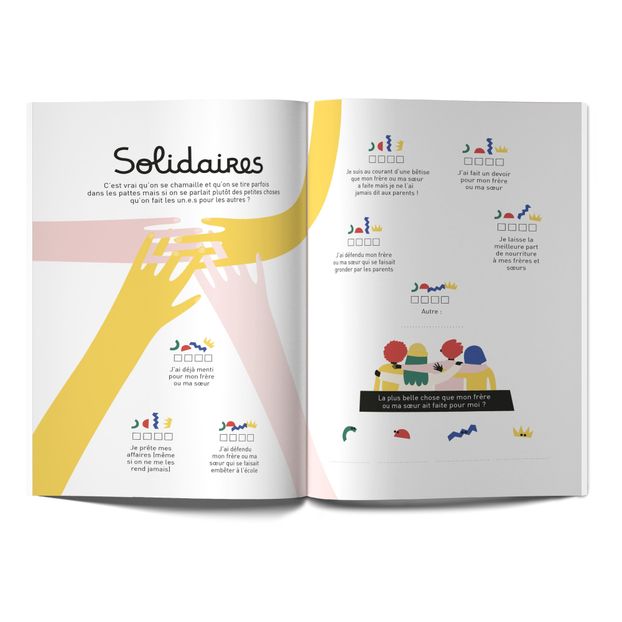 Cahier frère/sœur "Entre frères & sœurs"-product
