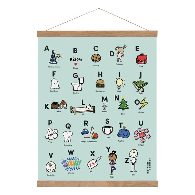 Soporte de madera para carteles - 40x50 cm-product