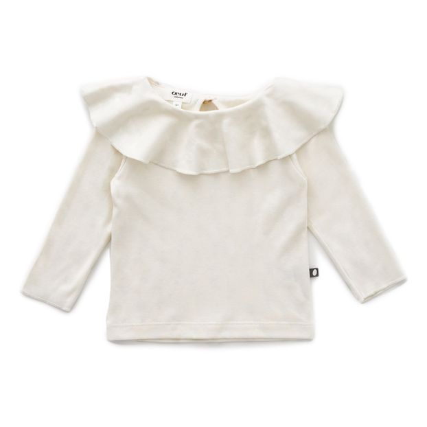 T-shirt Coton Pima Bio Col Volant-product