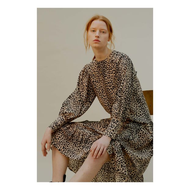 Robe Issy Soie Cheetah-product