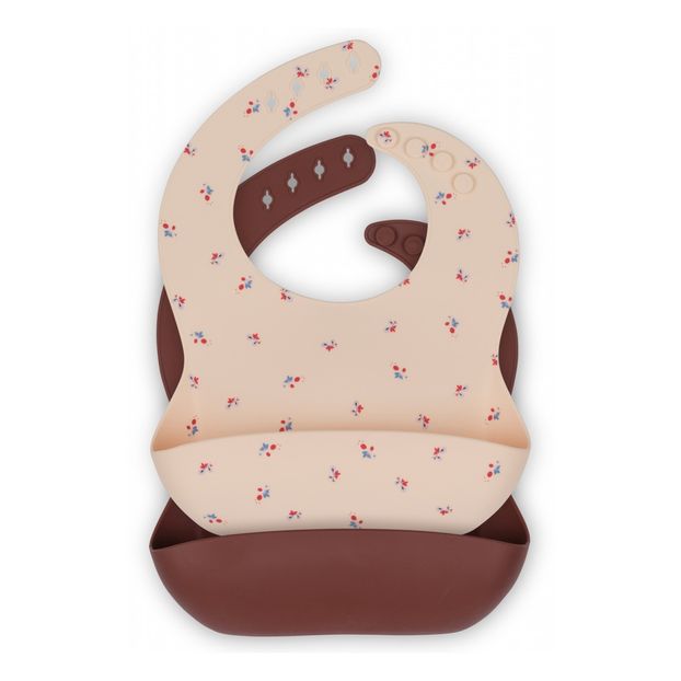 Bavoirs Bloom en silicone - Set de 2-product