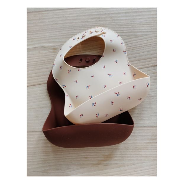 Rosaraie Silicone Bibs - Set of 2-product