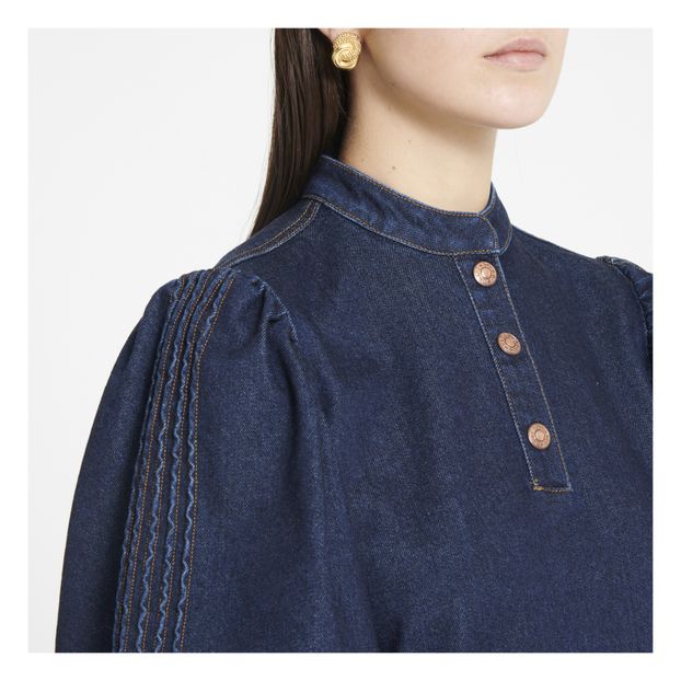 Robe Denim Manches Ballon-product