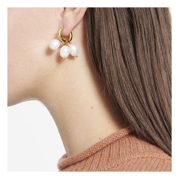 Boucles d'Oreilles Dépareillées Perles-product