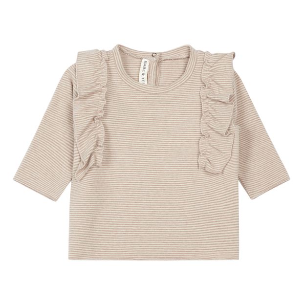 Camiseta a rayas con volantes-product