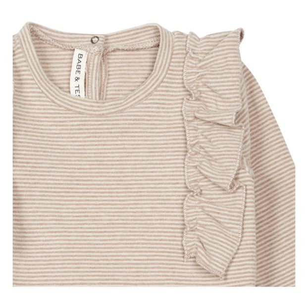 Camiseta a rayas con volantes-product