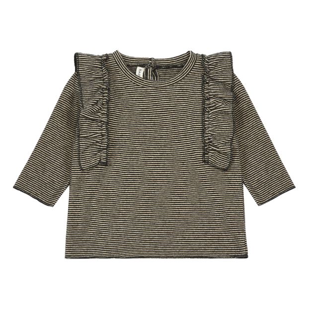 Camiseta a rayas con volantes-product