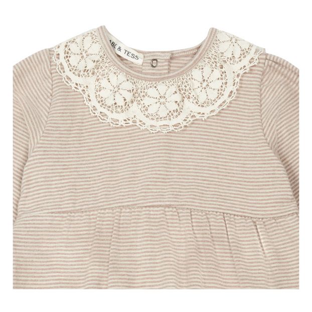 Ruffled Striped Playsuit-product
