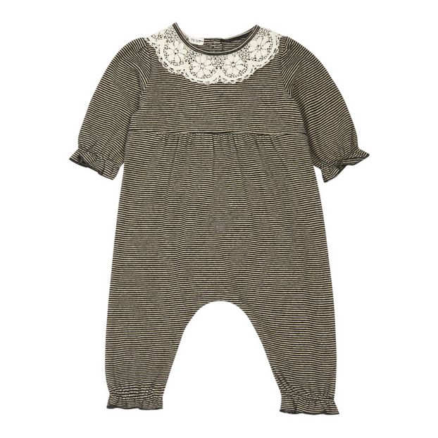 Ruffled Striped Playsuit-product