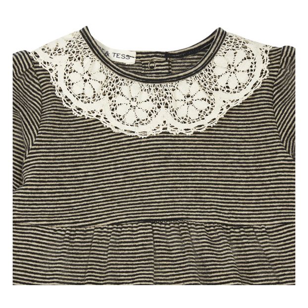 Ruffled Striped Playsuit-product