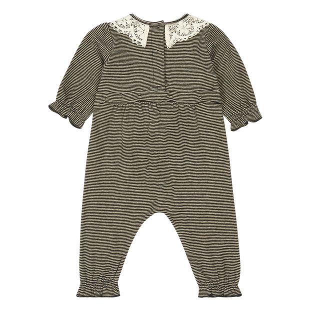 Ruffled Striped Playsuit-product