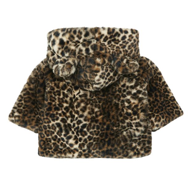Faux Fur Leopard Coat-product