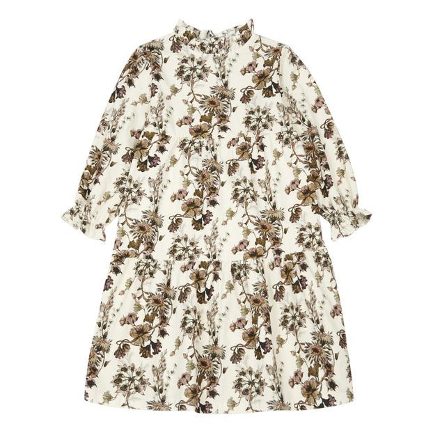 Robe Longue Velours Fleurs-product