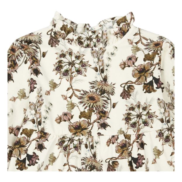 Robe Longue Velours Fleurs-product