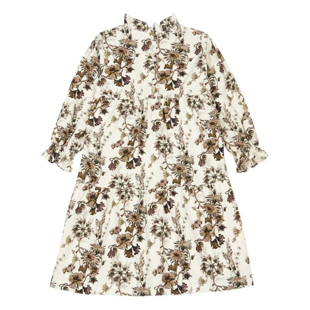 Robe Longue Velours Fleurs-product