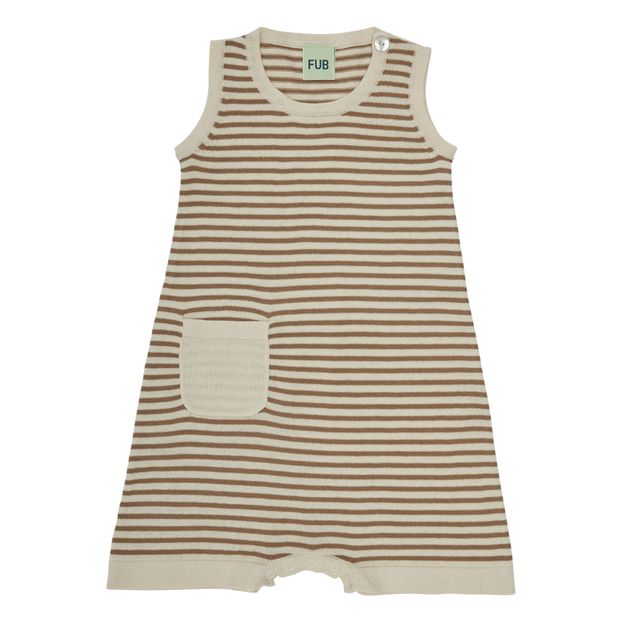 Tutina con short a righe in cotone bio-product