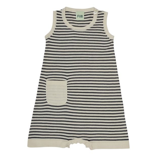 Tutina con short a righe in cotone bio-product