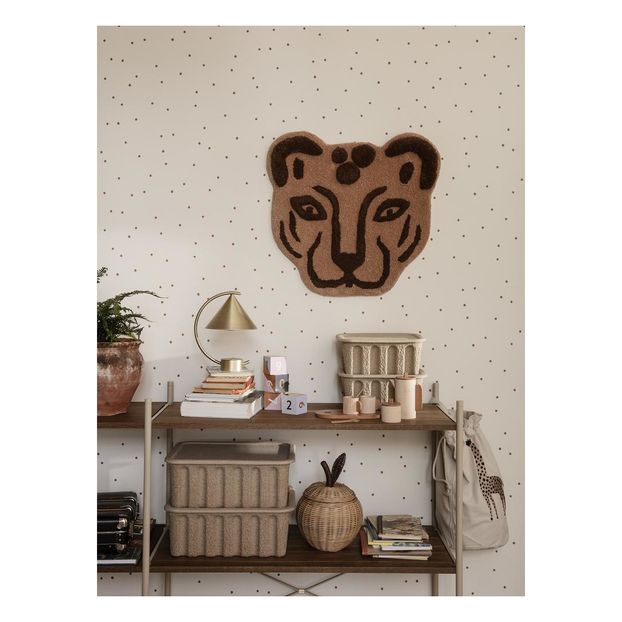 Tufted Leopard's Head Rug-product