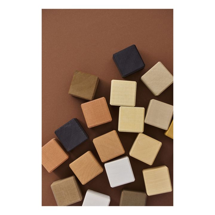 Cubos de madera - 20 piezas- Imagen del producto n°1