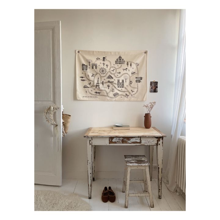 Carte de Paris | Ecru- Image produit n°1