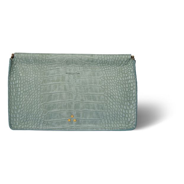 Pochette Clic Clac L Veau Nubuck Façon Croco-product
