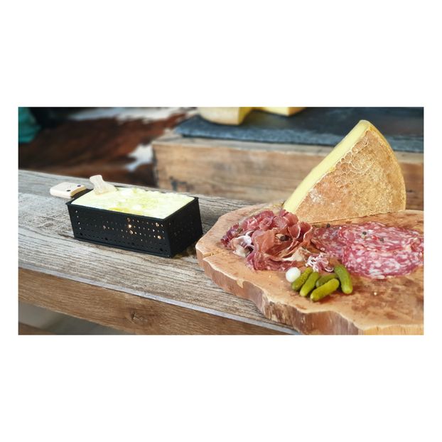 Appareil à raclette à la bougie pour deux-product