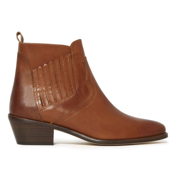 Botines Santiag de cuero vegetal-product