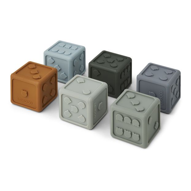 Dé Gloria en caoutchouc naturel - Set de 6-product
