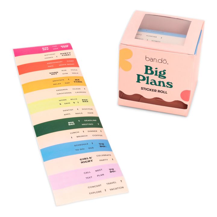 Rollo de pegatinas Big Plans- Imagen del producto n°0