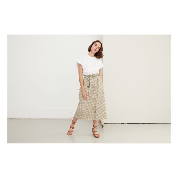 Jupe Midi Nemours Meyer Coton et Lin-product