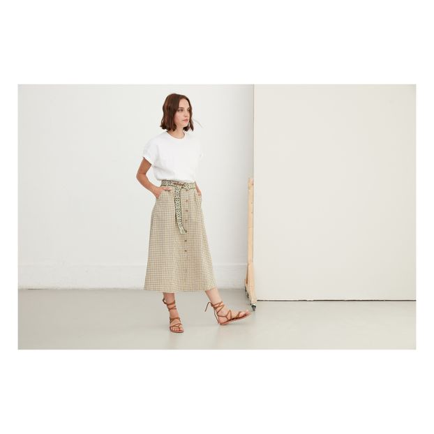 Jupe Midi Nemours Meyer Coton et Lin-product