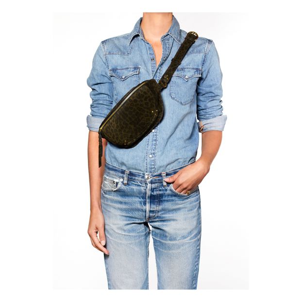 Sac Banane Lino Croûte de Vachette Léopard-product