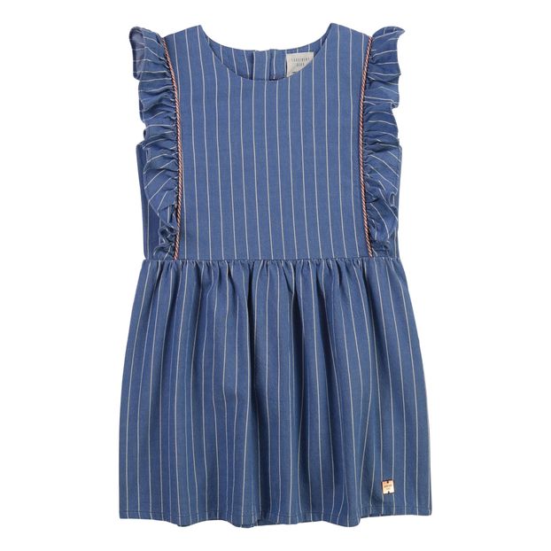 Vestido a rayas con volante-product