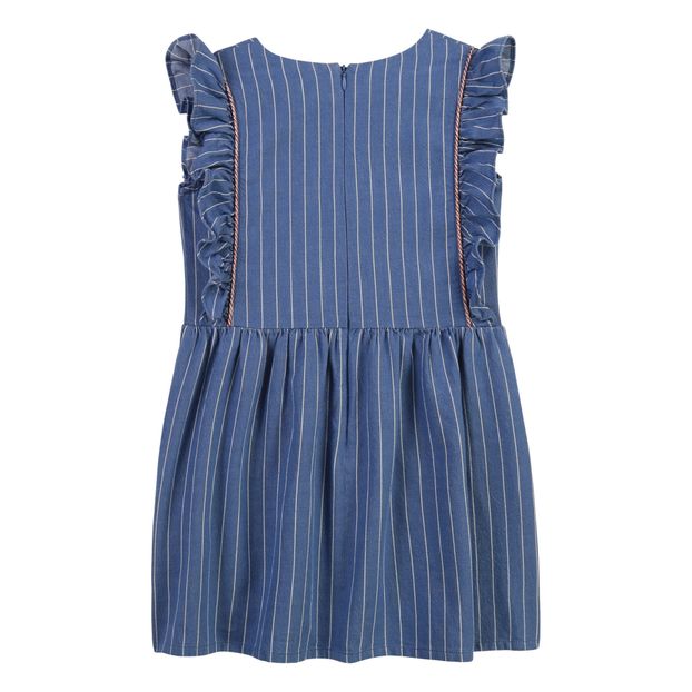 Vestido a rayas con volante-product